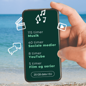 Data i EU 20 GB brug trygt din mobil på ferien